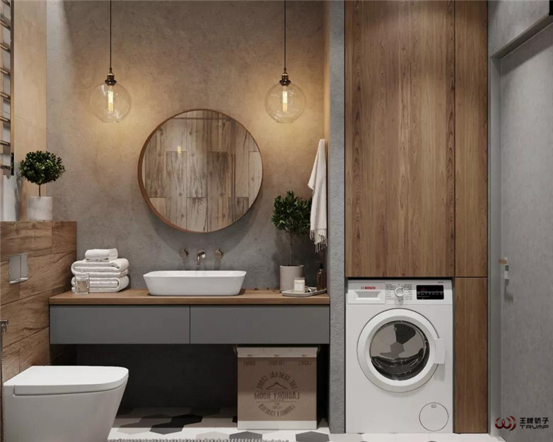 5㎡的卫生间怎么布局放洗衣机？35个设计方案任你选！